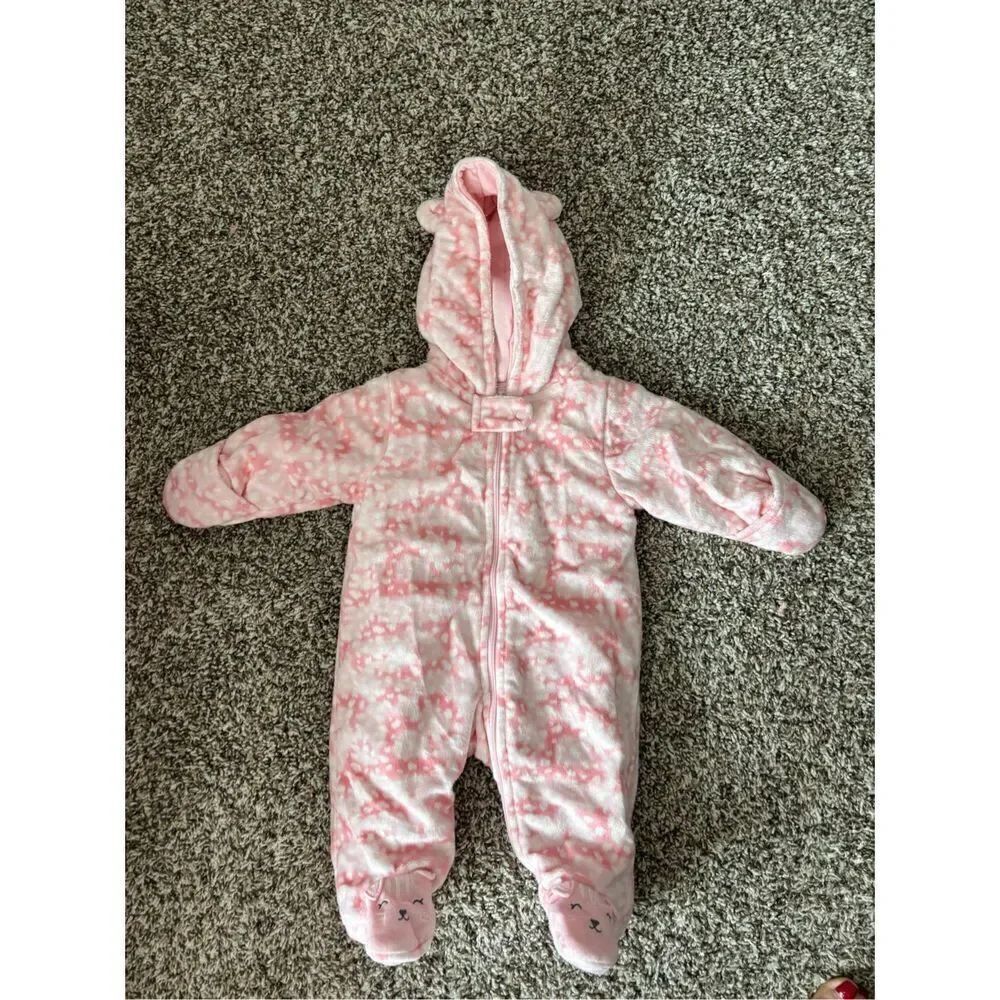 ❤️Just One You By Carters Fleece Snowsuit 3M